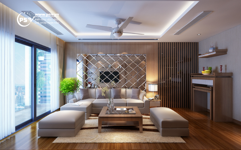 PSV thiết kế nội thất chung cư 3 ngủ tại Green Park