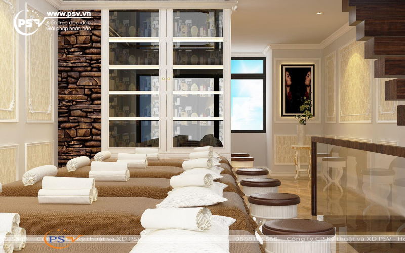 Thiết kế nội thất spa đẹp đảm bảo tính riêng tư cho khách hàng