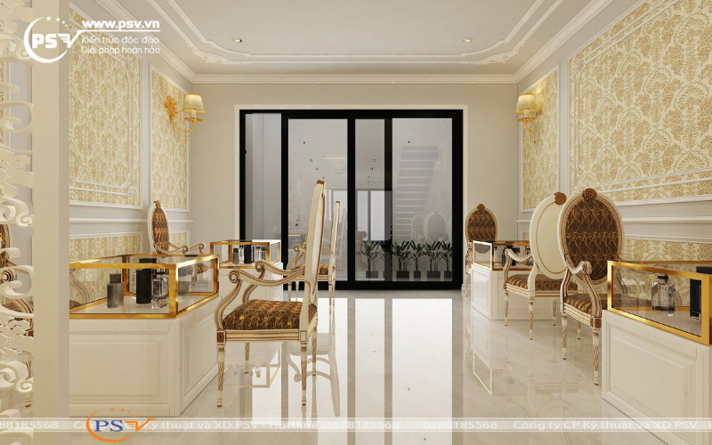 PSV thiết kế và bố trí phòng bán hàng hợp lý, hiện đại