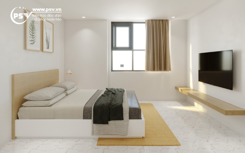Nội thất phòng ngủ đơn giản, bình yên