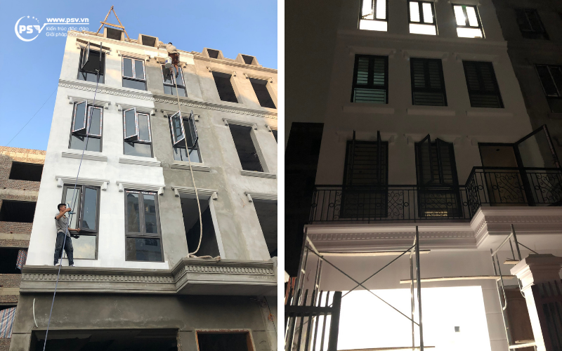 PSV thi công xây dựng nhà phố