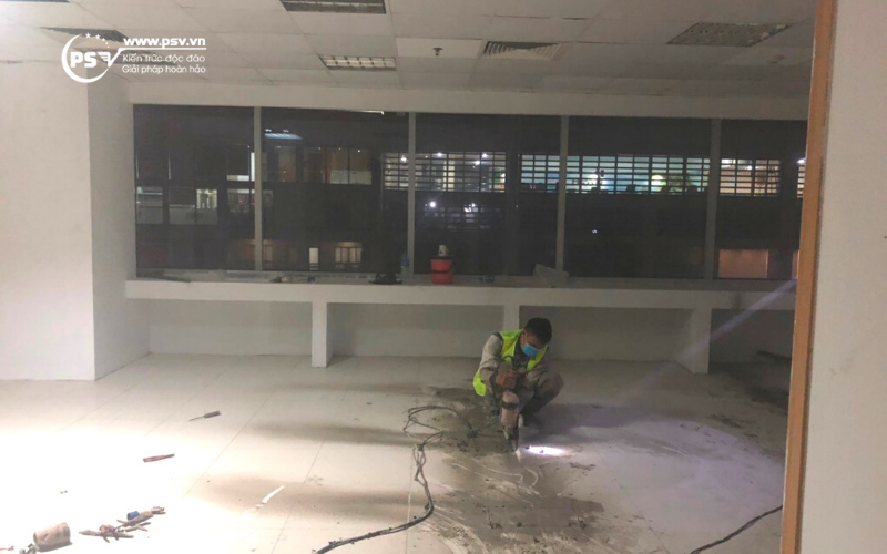 Xây dựng và thiết kế - thi công nội thất văn phòng làm việc