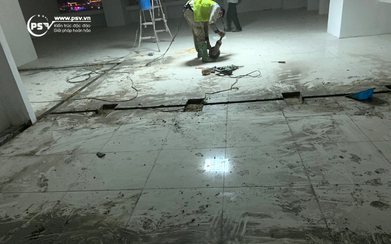 Kiến trúc sư PSV thi công công trình