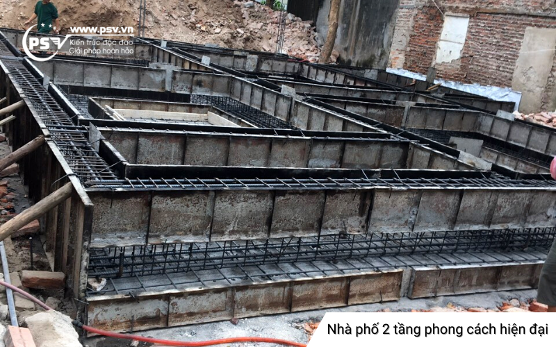 PSV thiết kế nhà phố 2 tầng hiện đại tại Hải Dương