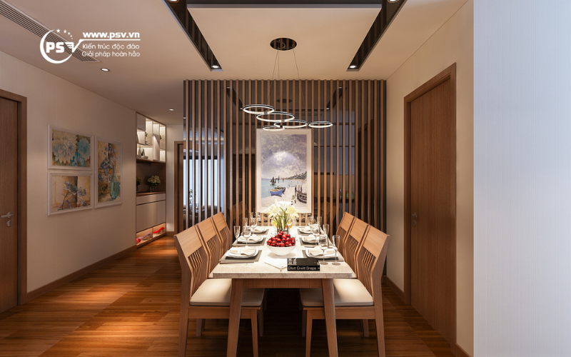 Khu vực bàn ăn của gia đình