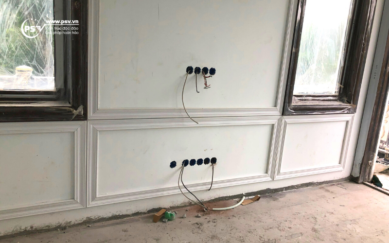 Thi công hoàn thiện xây dựng, thiết kế nội thất tân cổ điển Biệt thự Park River