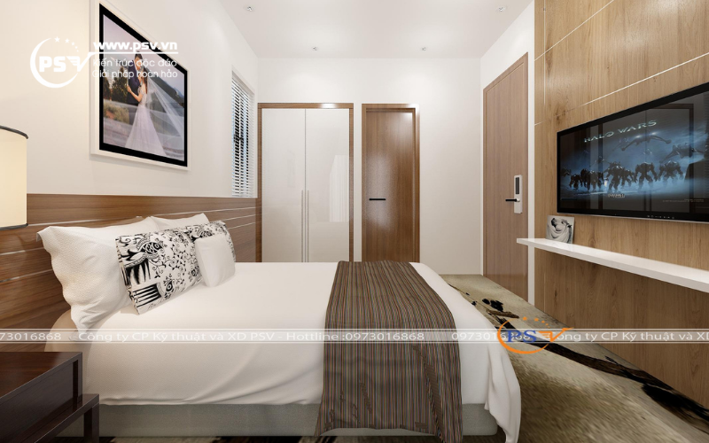 PSV thiết kế thi công biệt thự 1 tầng