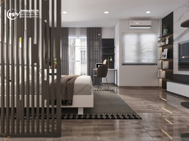 Không gian phòng ngủ master