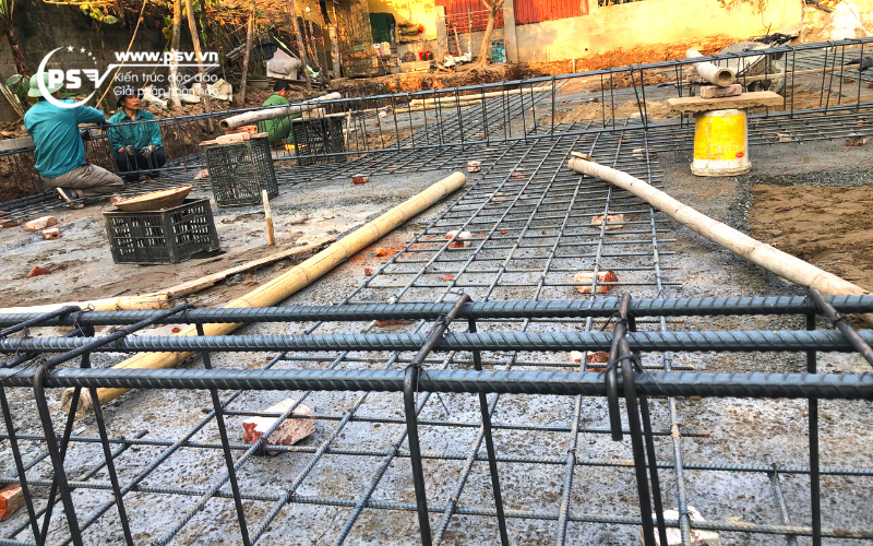 PSV thi công biệt thự 1 tầng tại Tứ Kỳ - Hải Dương