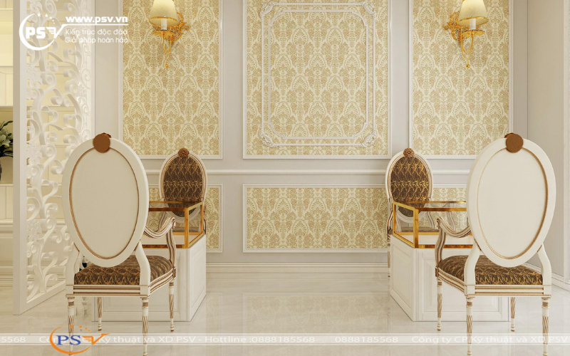 PSV bố trí bàn khu vực bán hàng giãn cách 2m