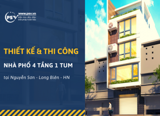 PSV thiết kế thi công nhà phố