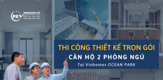 PSV thiết kế và thi công trọn gói căn hộ
