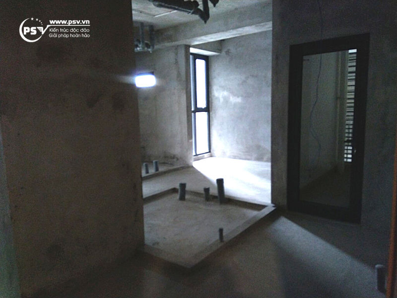 Hiện trạng của căn chung cư khi bàn giao cho PSV