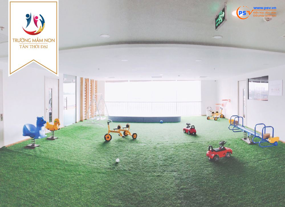 Phòng chơi tự do Trường mầm non Tân thời đại - PSV thiết kế thi công trọn gói