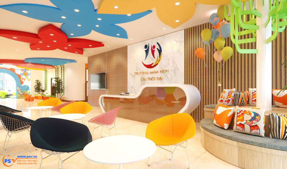 PSV thi công trọn gói trường mầm non Tân Thời Đại