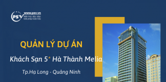 PSV quản lý dự án khách sạn 5* Hà Thành Melia