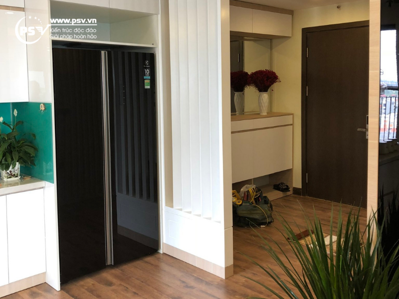PSV thiết kế thi công nội thất căn hộ 3 phòng ngủ theo phong cách tối giản