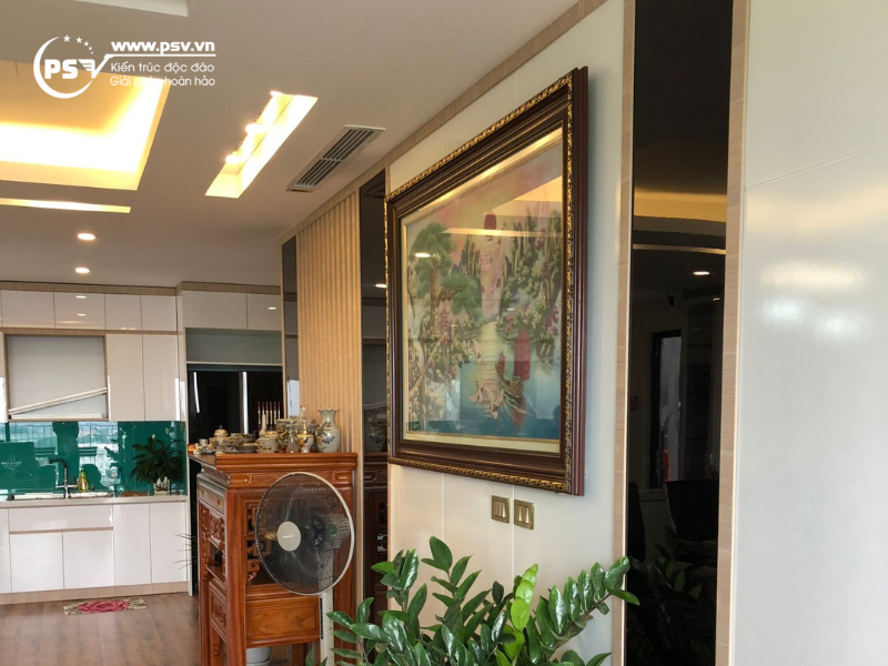 PSV thiết kế thi công nội thất cho căn hộ 3 phòng ngủ tại Green Park 