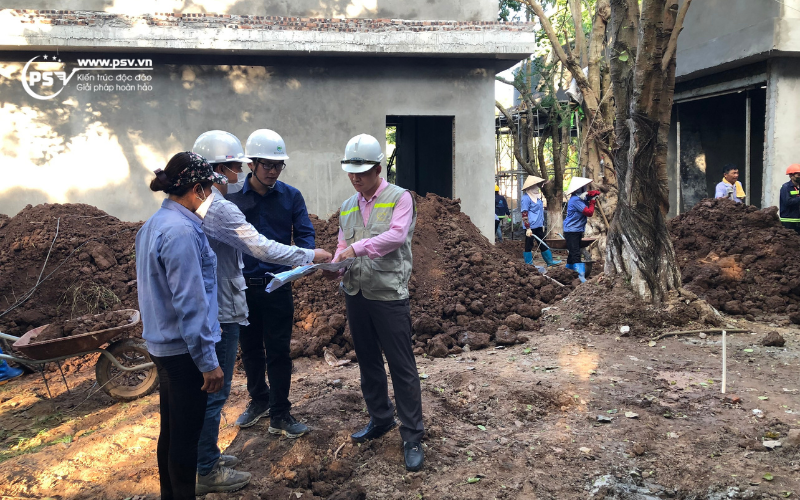PSV thiết kế thi công cảnh quan nhà mẫu tại Ecopark