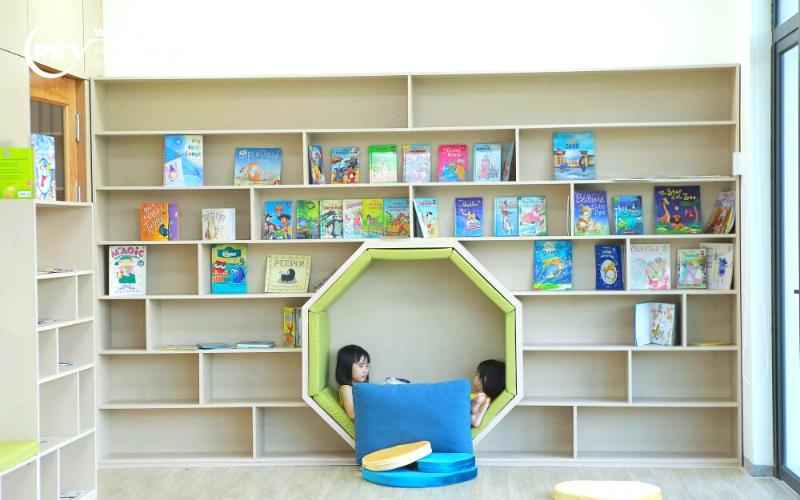 Phòng sách Trường mầm non Tân thời đại - PSV thiết kế thi công trọn gói