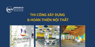PSV thi công xây dựng và hoàn thiện nội thất trường mầm non Tân Thời Đại