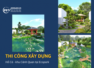 PSV thi công xây dựng khu cảnh quan Ecopark Hưng Yên
