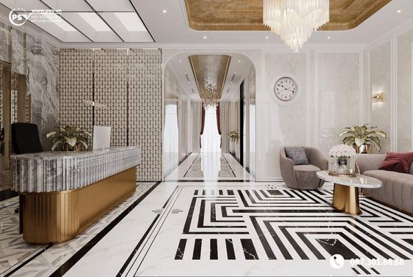 Khu vực lễ tân Tầng 1- Khách sạn Đồi Rồng - Đồ Sơn - Hải Phòng