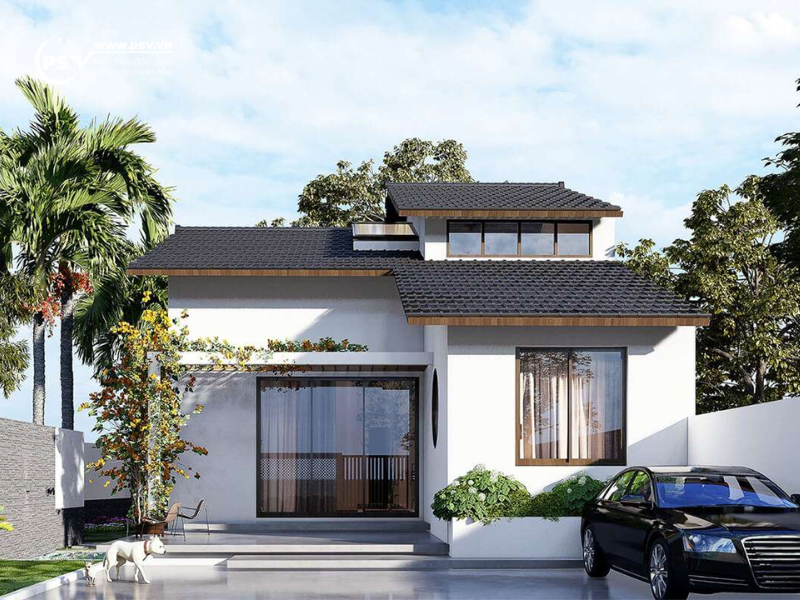 Biệt thự 1 tầng thời thượng