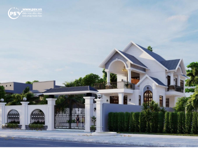 Biệt thự 2 tầng mini mái Thái đẹp nức lòng