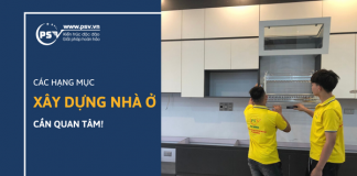 Các hạng mục xây dựng nhà ở