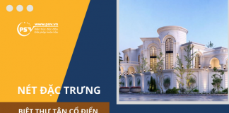 Nét đặc trưng trong thiết kế biệt thự Tân cổ điển