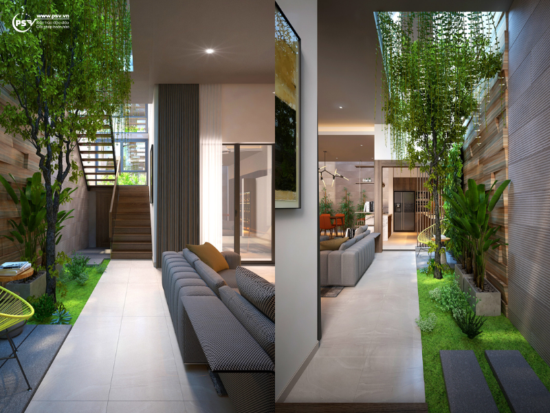 PSV thiết kế, thi công nội thất biệt thự nhà vườn