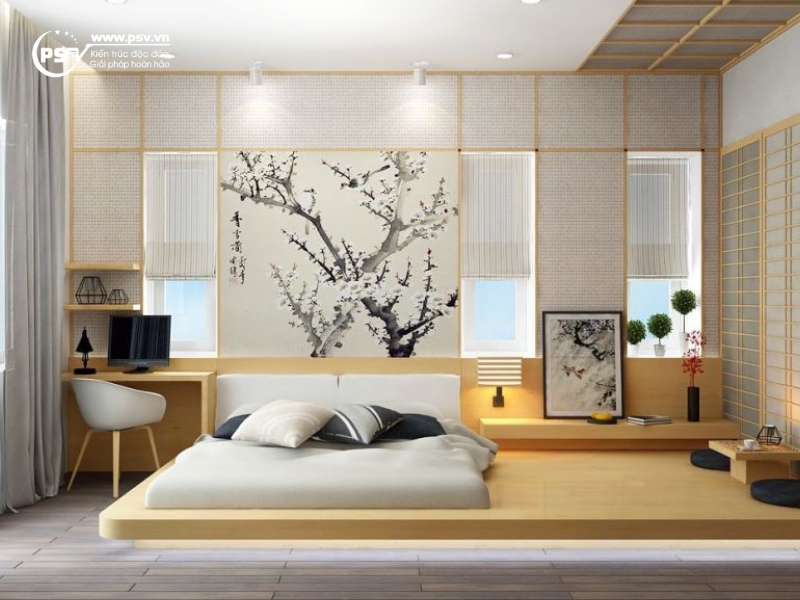Phòng ngủ phong cách Nhật