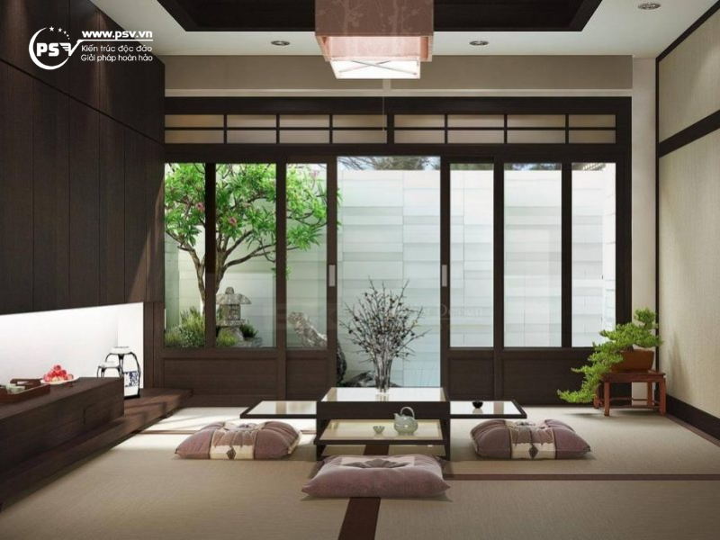 Sử dụng Cửa trượt (Shoji) trong thiết kế biệt thự kiểu Nhật