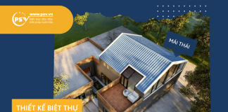 Thiết kế Biệt thự 2 tầng mái Thái đầy lôi cuốn Thiết kế biệt thự 2 tầng mái Thái