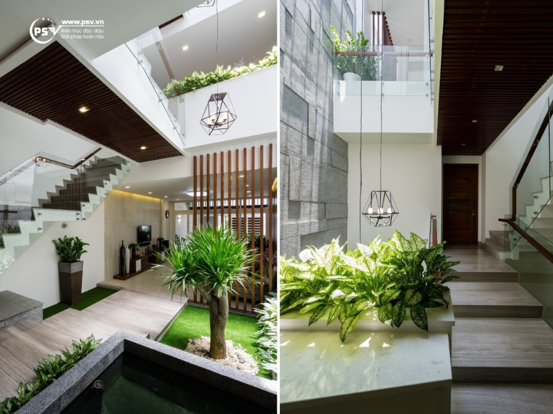 Thiết kế nội thất biệt thự xanh là xu thế hiện nay