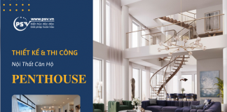 thiết kế và thi công nội thất căn hộ Penhouse