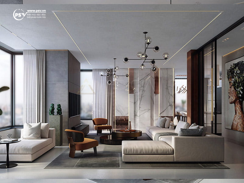 Đẳng cấp căn hộ Penthouse trong thiết kế  nội thất phong cách Đương đại