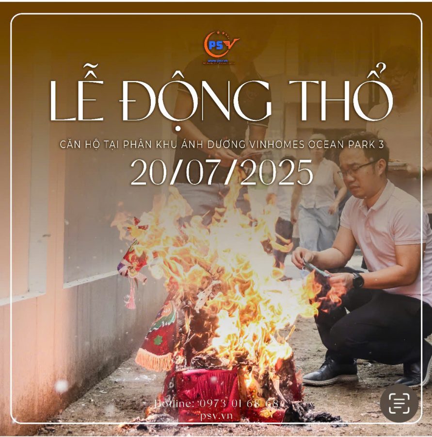 Động thổ biệt thự liền kề tại dự án Ánh Dương Vinhomes Ocean Park 3